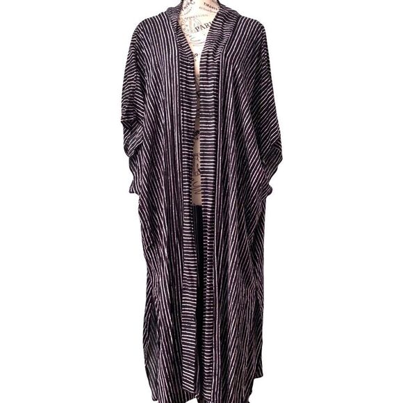 Mustard Seed Striped Kimono in Size Small - Picture 1 of 14
